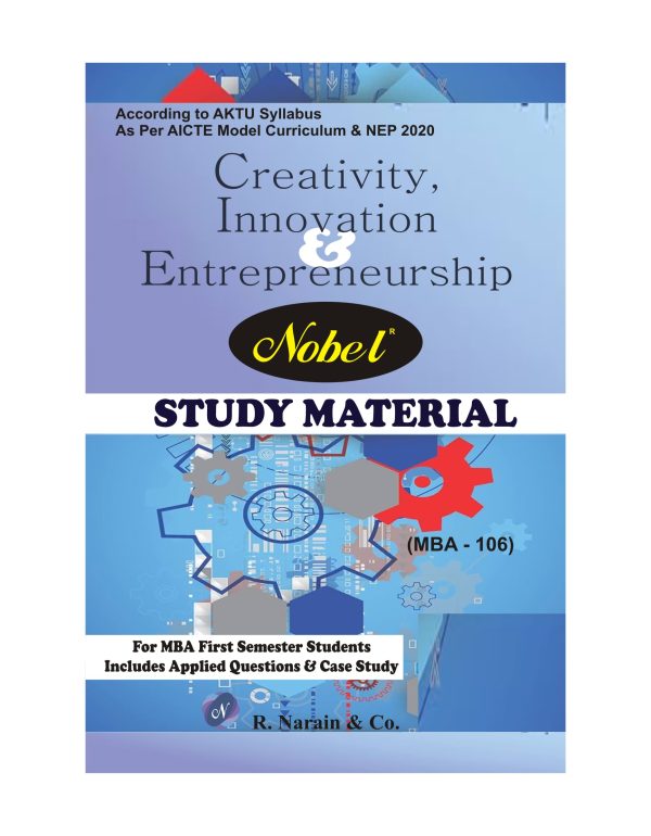 AKTU NOBEL MBA STUDY MATERIAL