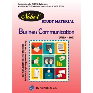 AKTU NOBEL MBA STUDY MATERIAL