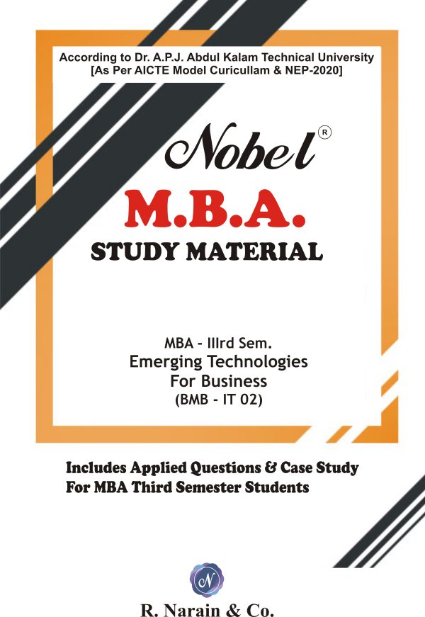 AKTU NOBEL MBA STUDY MATERIAL